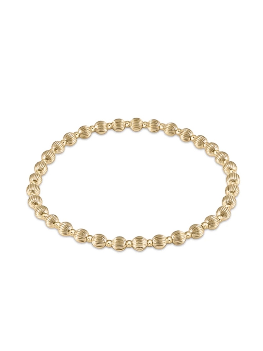 E Newton 4mm Dignity Grateful Gold Bracelet NWT